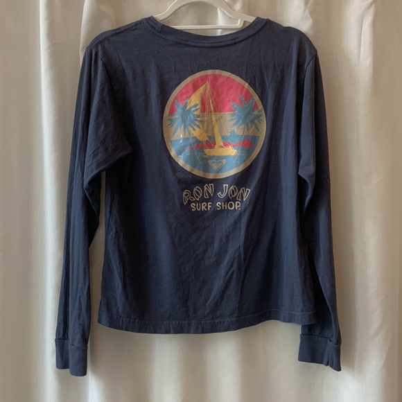 Roxy Ron Jon Surf Navy Long Sleeve - Picture 2 of 5